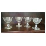 Collection of Laurel Etched Crystal