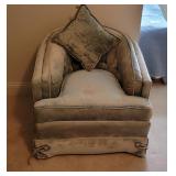 Tomlinson Furniture Blue Velvet Chair