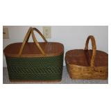 Vintage Woven Picnic Baskets