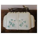 Vintage White Plastic Headboard Reading Light