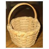Signed Small Handwoven Basket