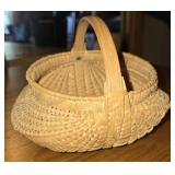 Handwoven Basket Signed & Dated 1998