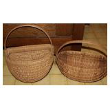Splint Oak Half-Melon Wall & Artisan Baskets