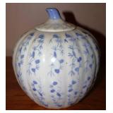 Vtg Chinese Porcelain Chinoiserie Ginger Jar