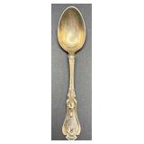 Sterling Silver Floral Spoon - 9.8g