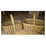 Pair of Handwoven Decorative Baskets