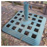 Heavy Metal Square Patio Umbrella Base