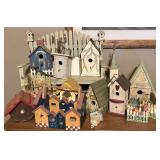 Collection of Handcrafted Decorative Birdhouses