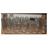 Collection of Glass Mason & Canning Jars