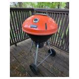 STOK Charcoal Grill W/Orange Dome Lid