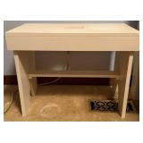 White Wooden Bench
