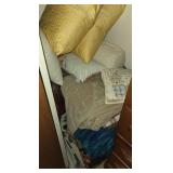 Collection of Quilts, Blankets, and Pillows