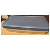 4pc Clear Plastic Storage Bin w/Lids