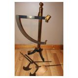 Vintage Alfred Suter Textile Brass & Iron Scale
