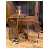 Copper & Glass Lantern by The Garden Place
