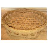 Wages Signed Woven Basket