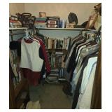 Assorted Clothing, Accessories & Books Lot