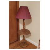 Lamp Table with Turned Supports