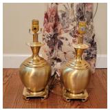High Polish & Brushed Gold Tone Lamps