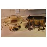 Collection of Brass- Chaffing Dish w/ Insert