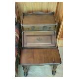 MCM Side Table with Drawer & Compartment