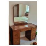 MCM Waterfall Dressing Table with Mirror