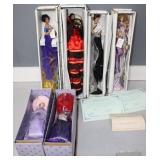 Collection of Duck House & Lady in Red Dolls