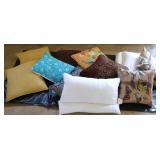 Lot of Assorted Decorative Pillows