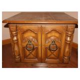 Wooden Cabinet Side Table