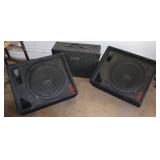 Eminence Speakers with Rack Unit and Case