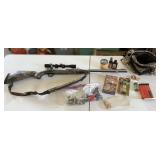 Muzzleloading Rifle with Accessories