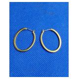 10K Gold Hoop Earrings