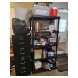 Filing Cabinet, Shelves & Contents