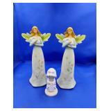 2 Angels & 1 Precious Moments Figurines