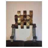3 Metal Decorative Wall Pieces