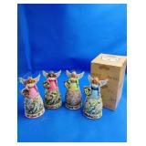 4 Jim Shore Heartwood Creek Angels