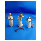 3 Willow Tree Angels