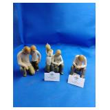 3 Willow Tree Figurines