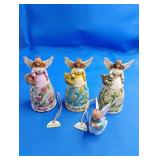 4 Jim Shore Heartwood Creek Angels
