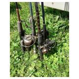 6 Fishing Rods and Reels