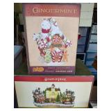 Cracker Barrel Fiber Optic Building and Cookie Jar