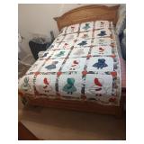 Hand Crafted Sun Bonnet Sue Quilt