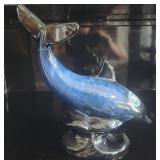 Blue Mountain Pottery Dolphin Figurine