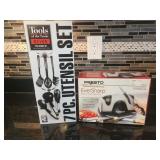 Utensil Set and Knife Like New in Box
