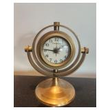 Vtg.. Howard Miller Conoco Brass Clock