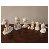 4 Precious Moments Figurines w/ 2 Angels