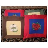 Assortment of Vintage Sitting Pillow