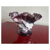 Vtg. Westmoreland Purple and White Candy Dish