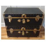 Two Vintage Storage Trunks