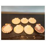 Vintage Sea Shell Plates